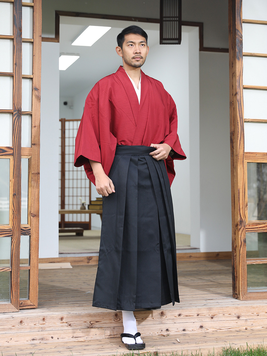 Traditional Japanese Men'S Formal Wear - Japanse traditionele kimono-set voor heren, formele
