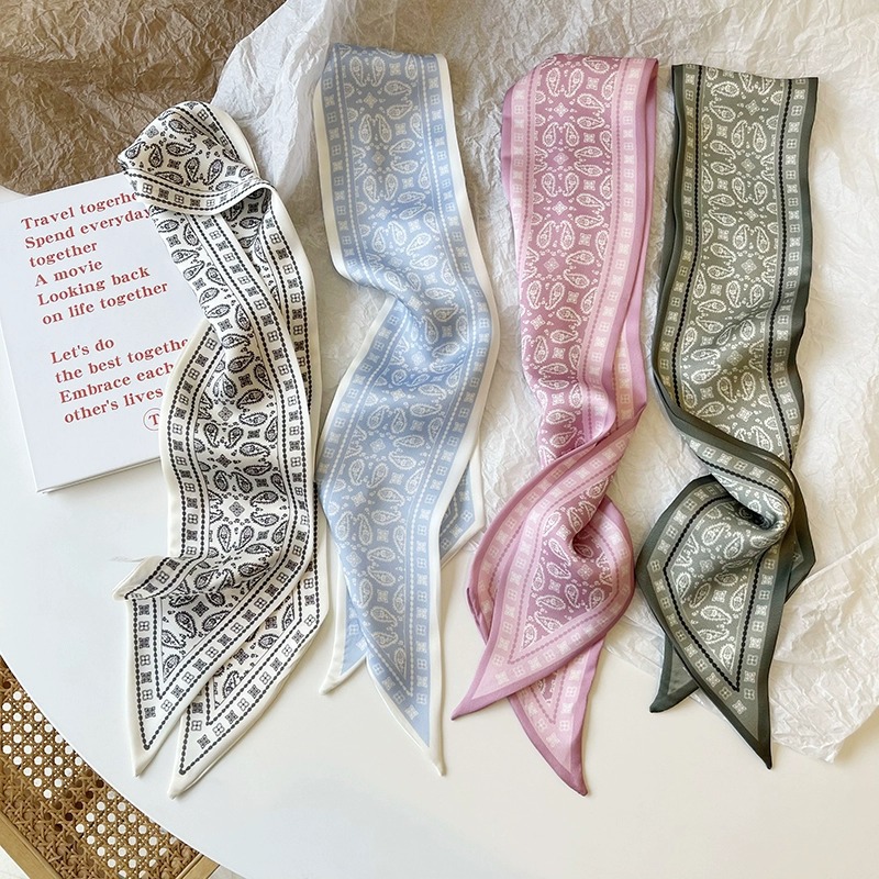 Silk Tie Woven - Set Serie Zijde Satijn Sjaal Vrouwen