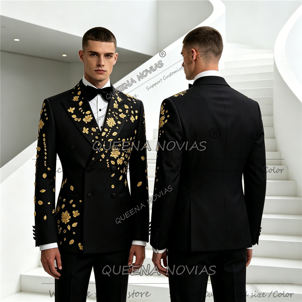 Men'S Formal Wear Jewelry - Exclusief pak mannen voor bruiloft gouden