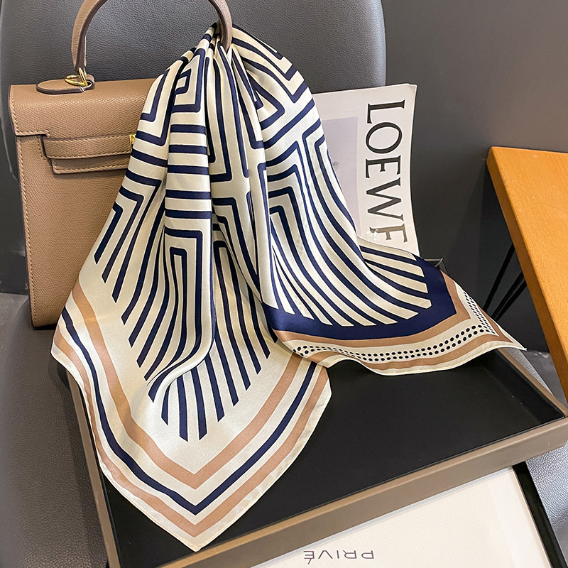 Silk Tie Woven - Luxe Merk Halsdoek Lente Vierkante 100%