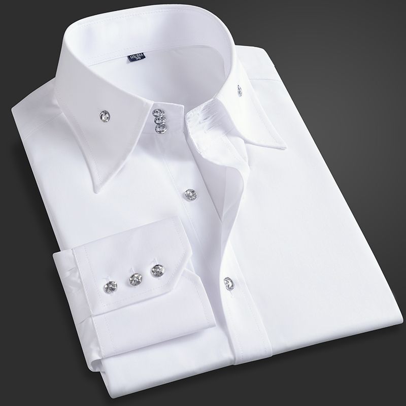 Men Formal Wear Summer - Lente Herfst Heren Executive Shirt Koreaanse