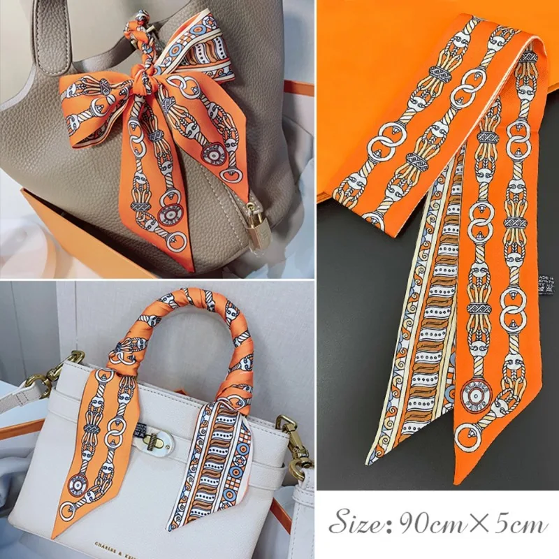 Silk Tie Woven - Mode Magere Zijden Sjaal voor Vrouwen