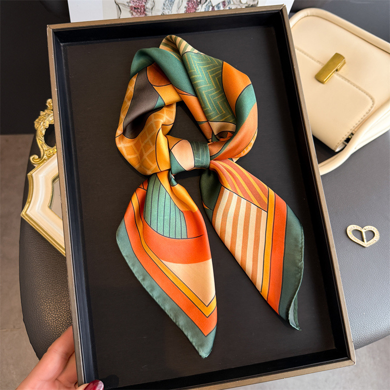Silk Tie Woven - 2026 Nieuwe Geometrie Print Zijde Vierkante