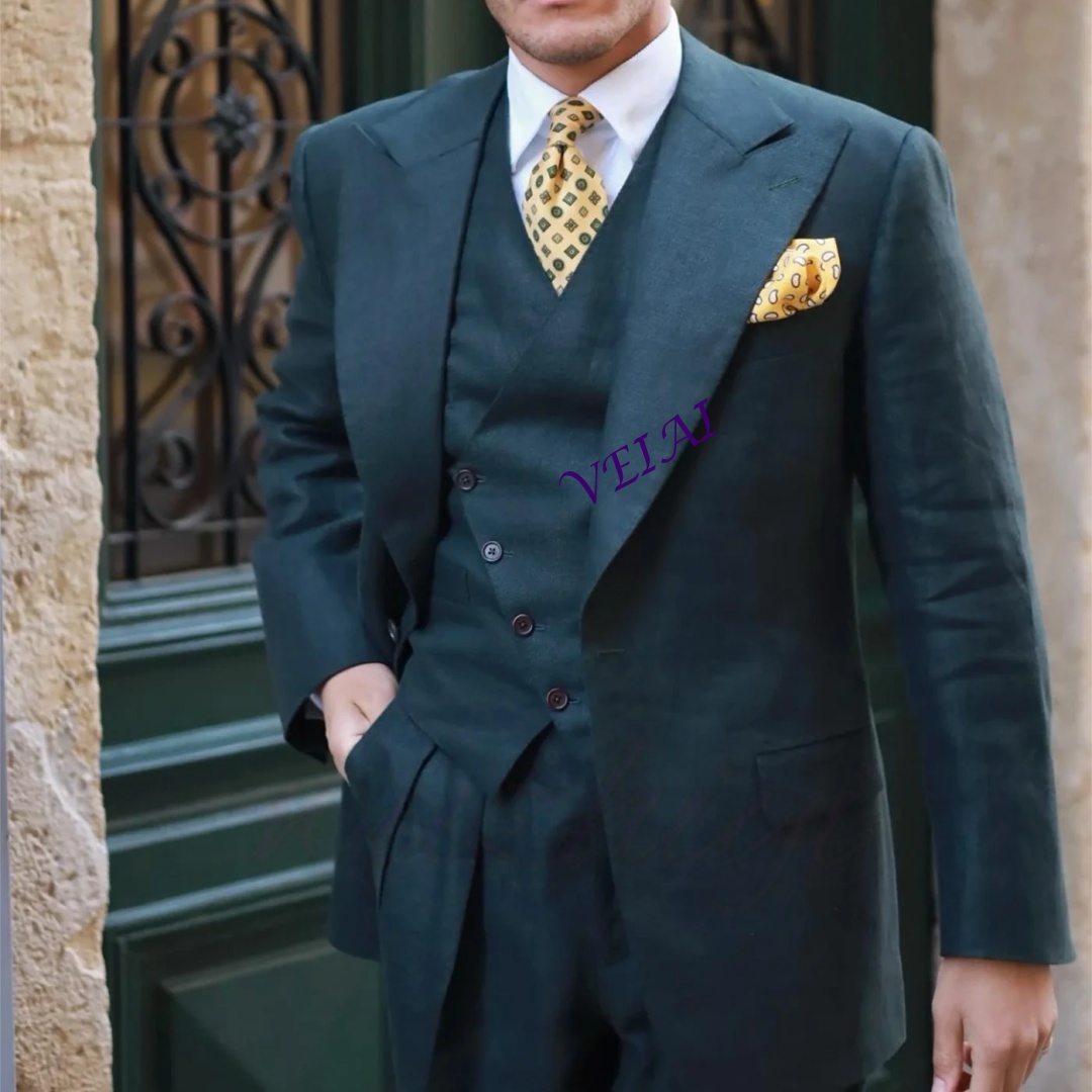 Op maat gemaakte zwarte slim-f - Men'S Formal Wear Waistcoat recensie en prijs