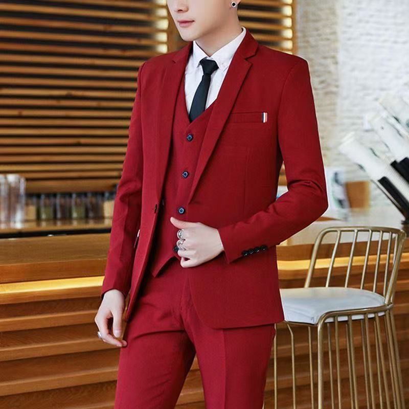 Heren 2-delig slim fit pak Kor - Korean Men Formal Wear recensie en prijs