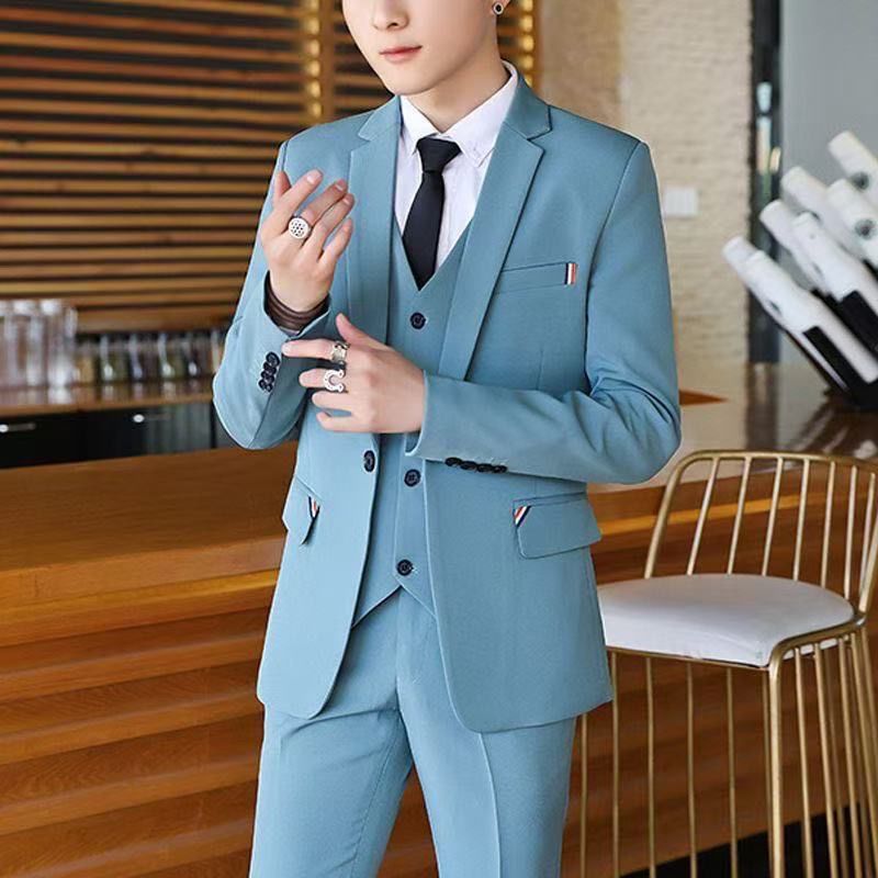 Heren 2-delig slim fit pak Kor - Korean Men Formal Wear recensie en prijs