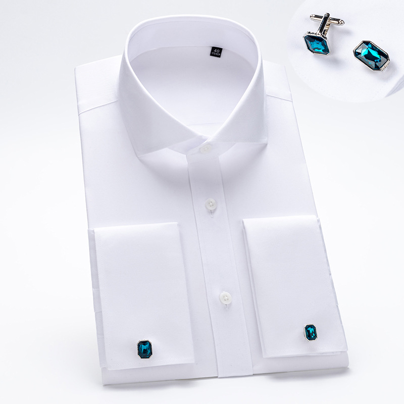 Luxe Windsor Kraag Mannen Kato - Dress Shirt French Cuff recensie en prijs