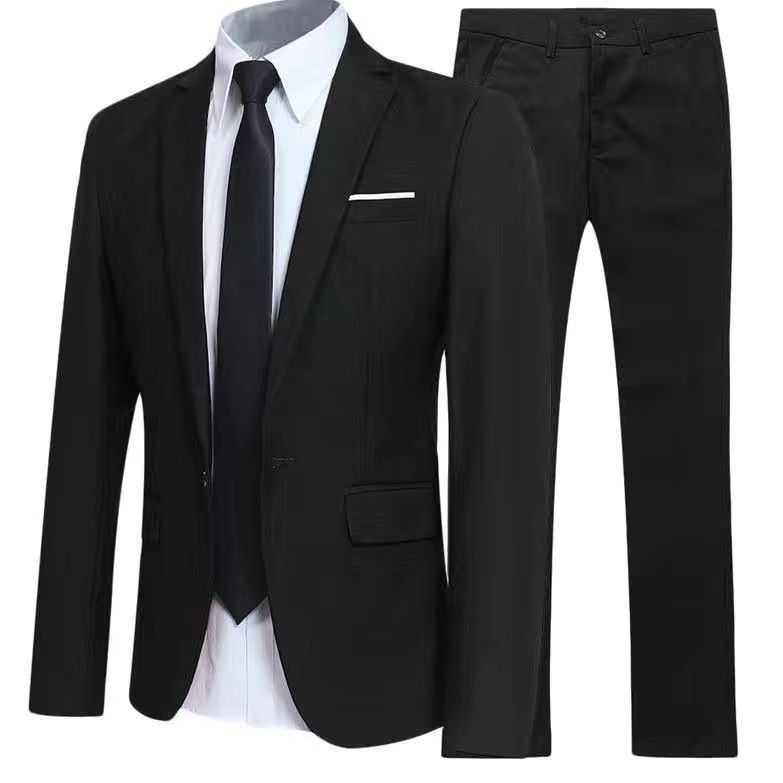 Heren T-stuk pak Slim Fit Brui - Korean Men Formal Wear recensie en prijs
