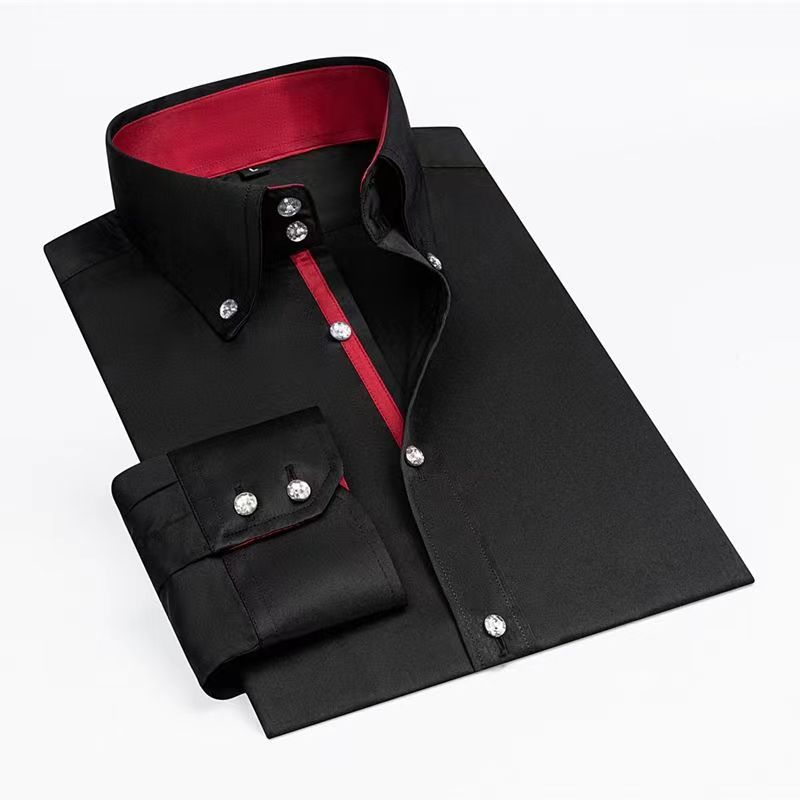 Heren Designer Overhemd Met Kn - Korean Men Formal Wear recensie en prijs
