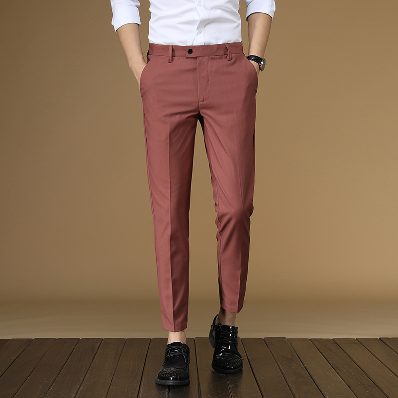 Zomer Pak Broek Mannen Rood Zw - Men Formal Wear Summer recensie en prijs