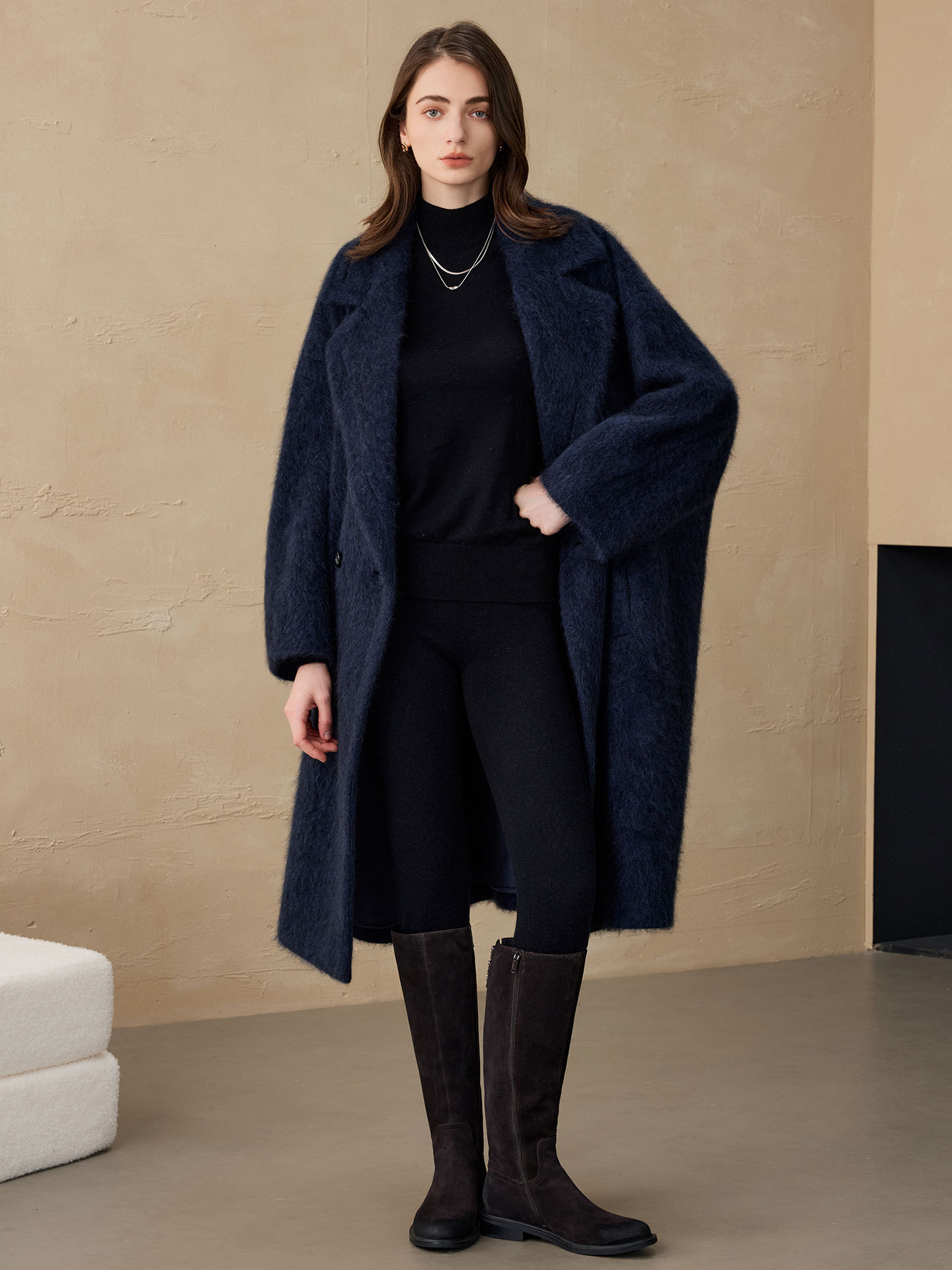 Allingentle damesblazer wollen - Double Breasted Blazer recensie en prijs