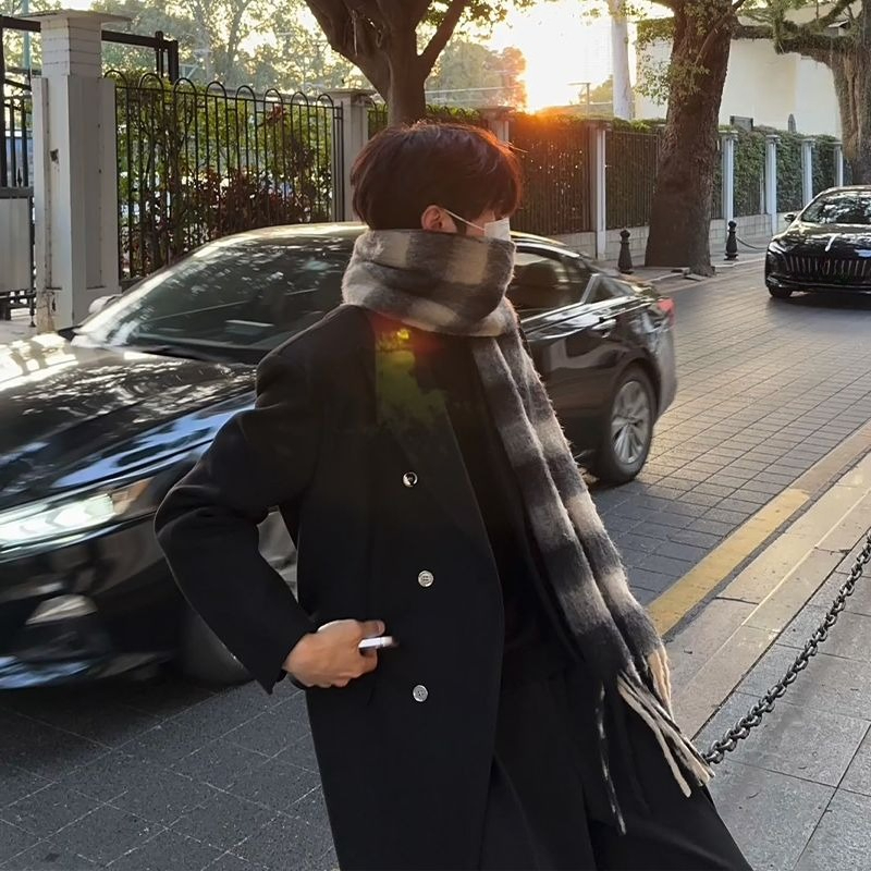 Koreaans geïnspireerde wollen  - Korean Men Formal Wear recensie en prijs