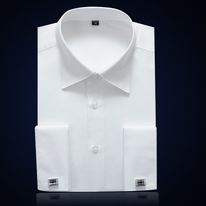 Mannen Franse Manchet Knop Smo - Dress Shirt French Cuff recensie en prijs