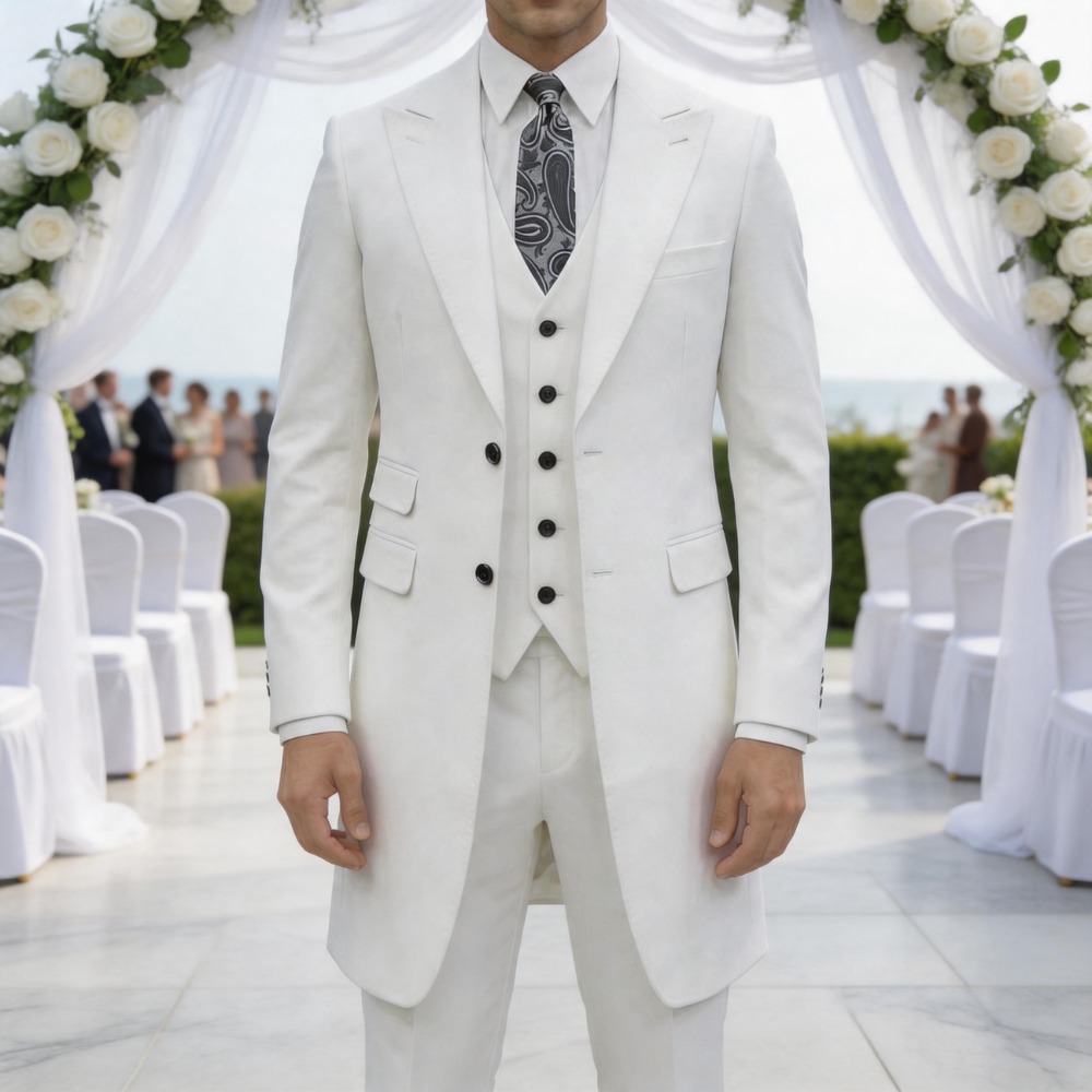 Slankgesneden 3-delige formele - Men Formal Wear Summer recensie en prijs