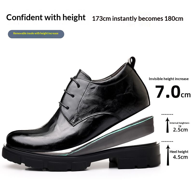 Mannen 7CM Lift Zakelijke Scho - Formal Men Daily Wear Slippers recensie en prijs