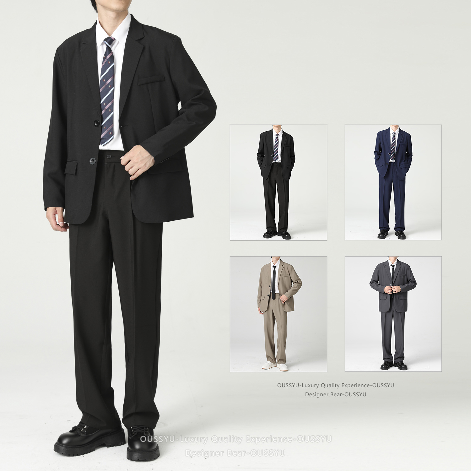 Hoogwaardig 2-delig pak blazer - Korean Men Formal Wear recensie en prijs