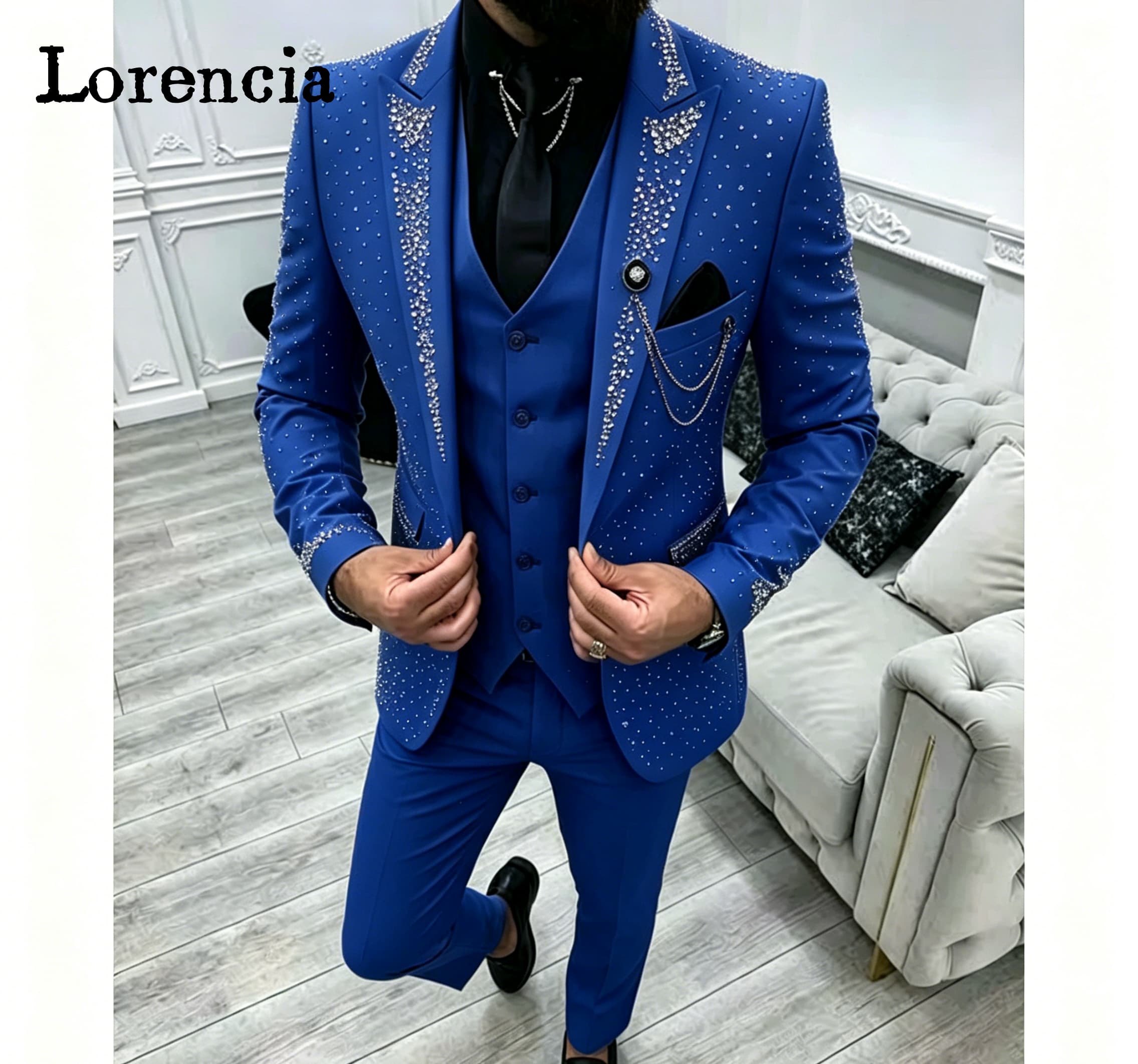 Luxe 3-delige formele herenpak - Men'S Formal Evening Wear recensie en prijs