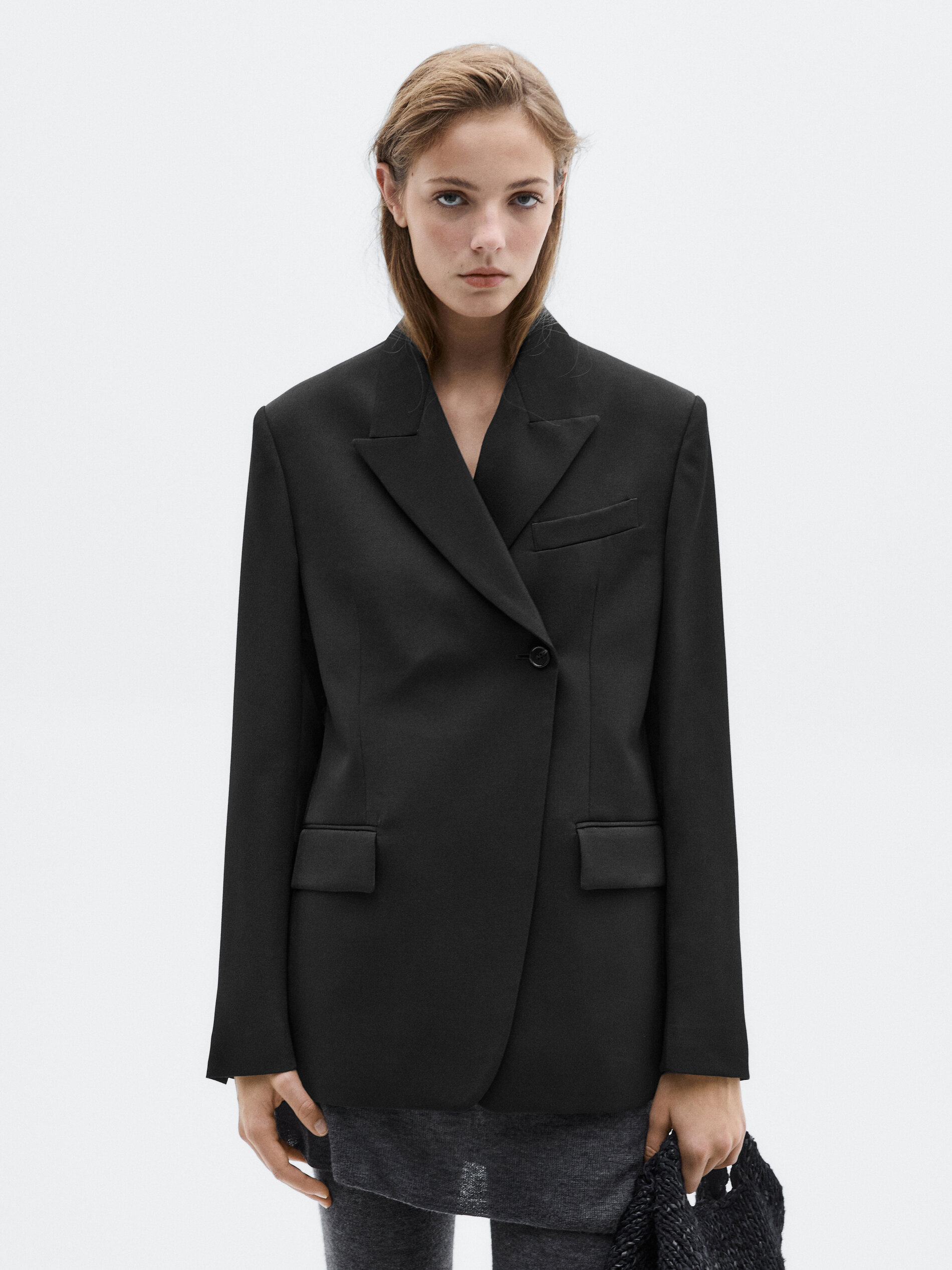 Allingentle Zwarte Wollen Dame - Double Breasted Blazer recensie en prijs
