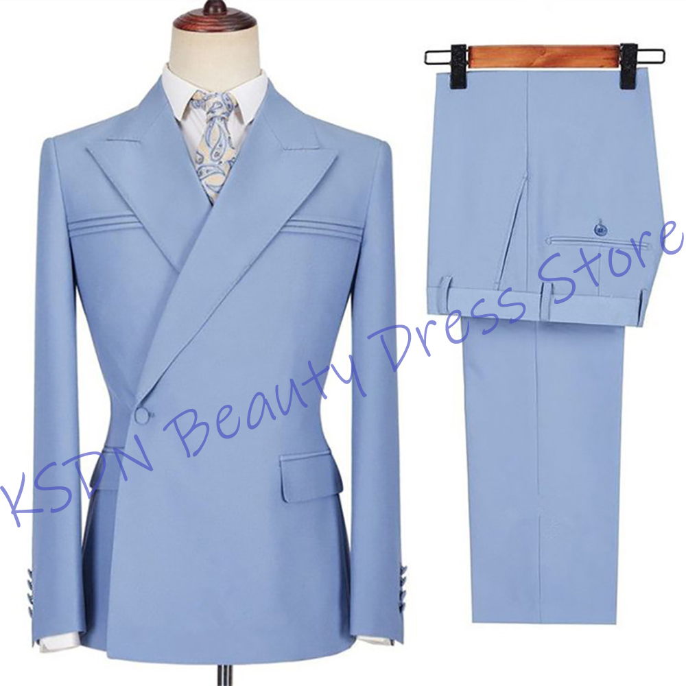 Elegant hemelsblauw pak voor h - Men'S Formal Evening Wear recensie en prijs