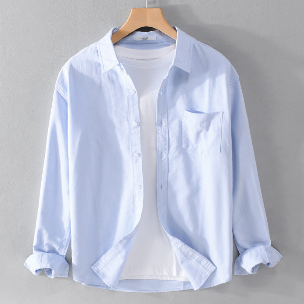Modieus herenoverhemd met lang - Korean Men Formal Wear recensie en prijs