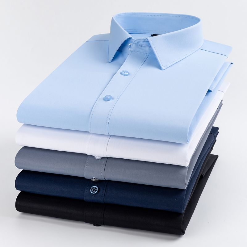 Nieuw heren slim fit shirt met - Men Formal Office Wear Shirts recensie en prijs