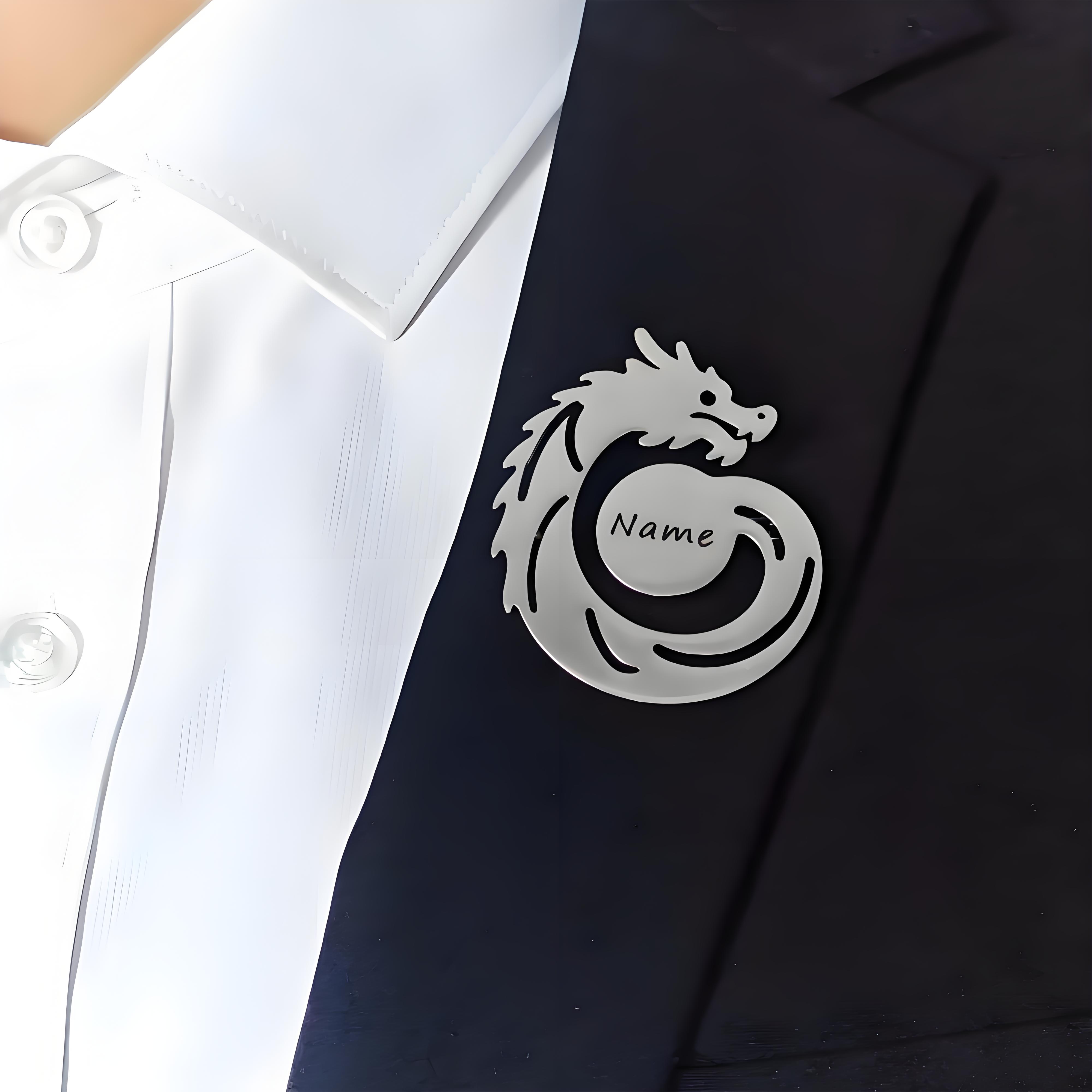 Aangepaste naam Dragon broche, - Men'S Formal Wear Jewelry recensie en prijs