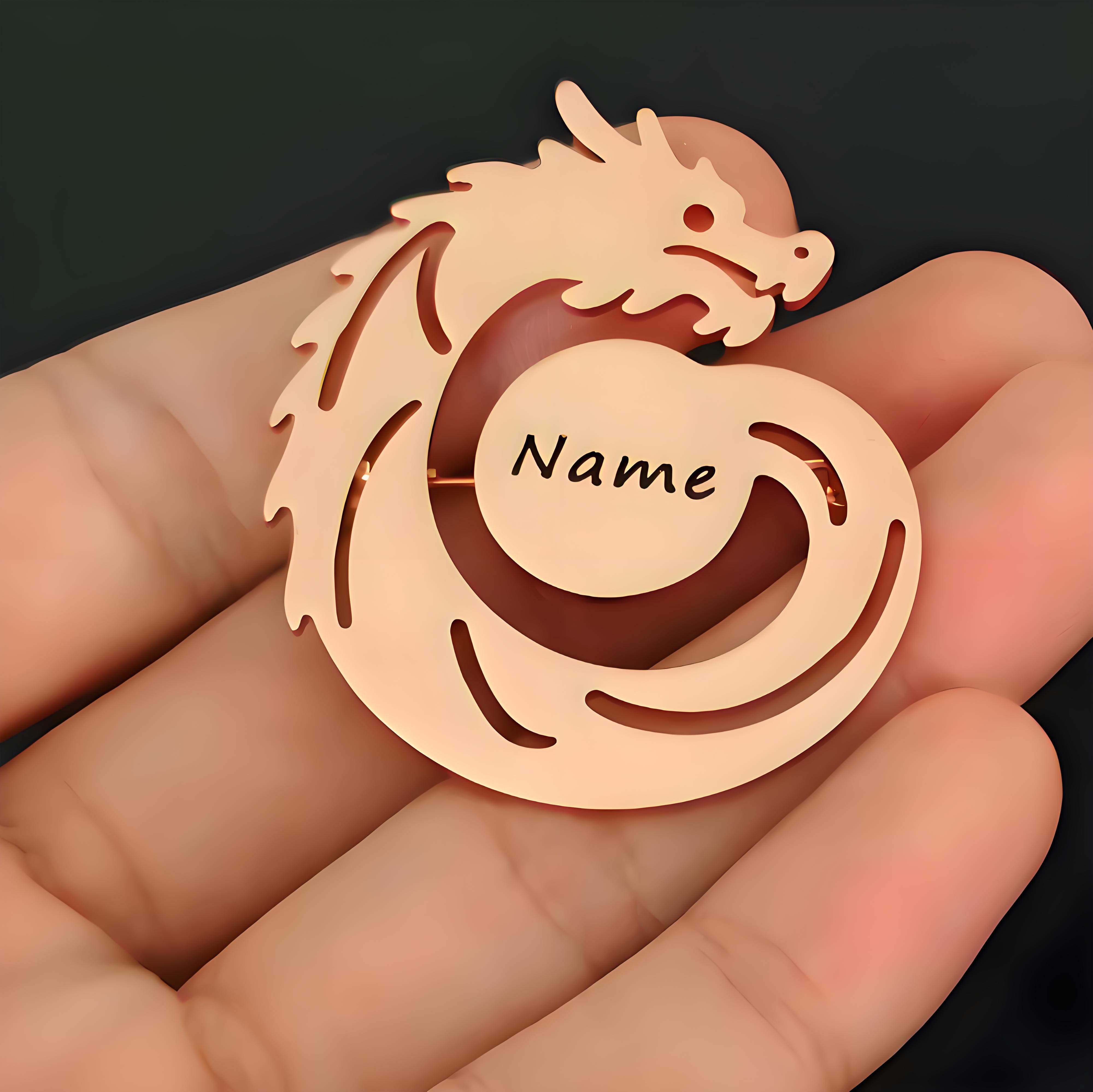 Aangepaste naam Dragon broche, - Men'S Formal Wear Jewelry recensie en prijs