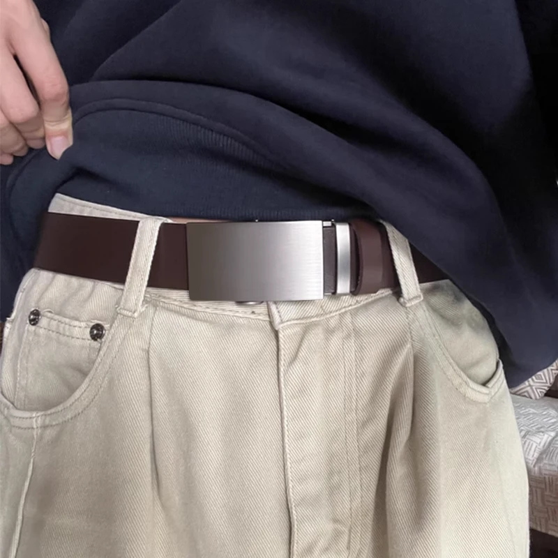 Echte leren riem voor heren, a - Men Formal Wear With Jeans recensie en prijs