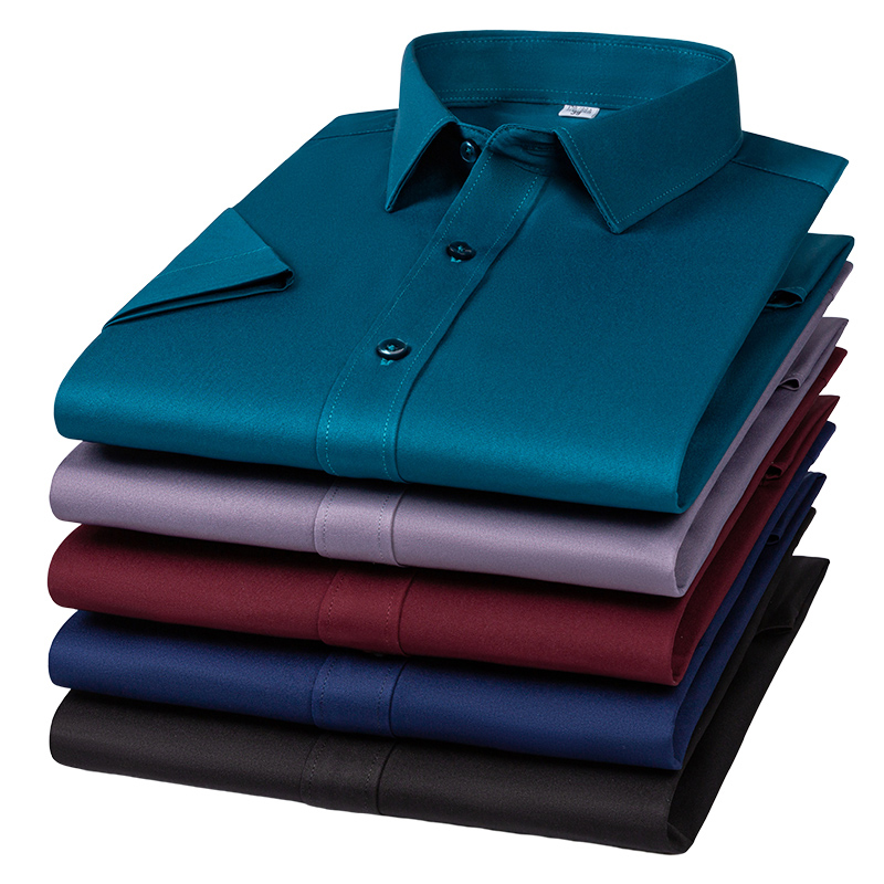 Herenshirt, kreukvrij, stretch - Men Formal Office Wear Shirts recensie en prijs