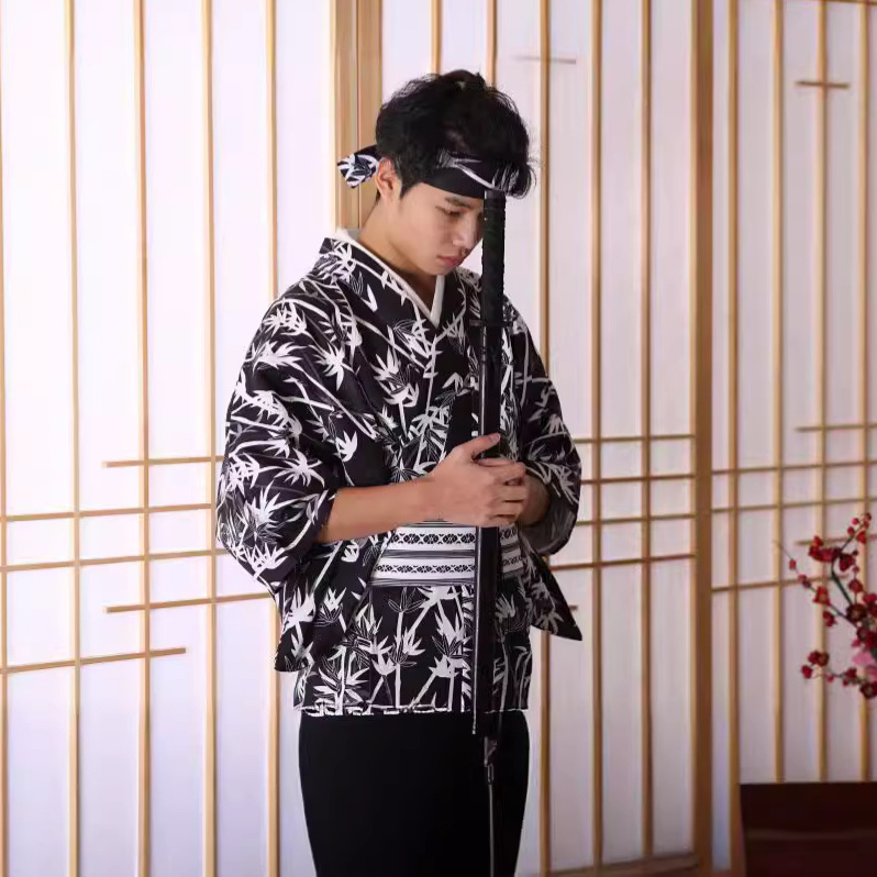Japanse kimono met bamboepatro - Traditional Japanese Men'S Formal Wear recensie en prijs
